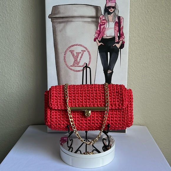 Hand Crafted Handbags - HAND CRAFTED Crochet Clutch Purse